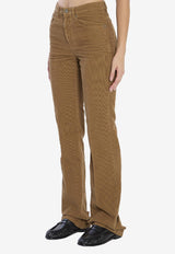 Saint Laurent Clyde Corduroy Pants Beige 705103-Y29IA-2423