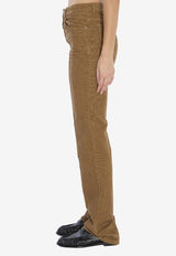 Saint Laurent Clyde Corduroy Pants Beige 705103-Y29IA-2423