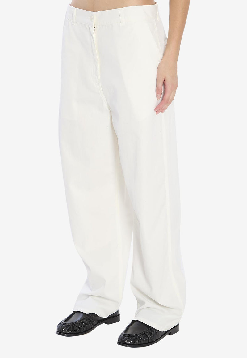 The Row Sharka Cargo Pants White 9050-W3670-WHT