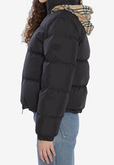 Burberry Signature Zip-Up Puffer Jacket Black 8110250--A1189