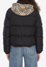 Burberry Signature Zip-Up Puffer Jacket Black 8110250--A1189