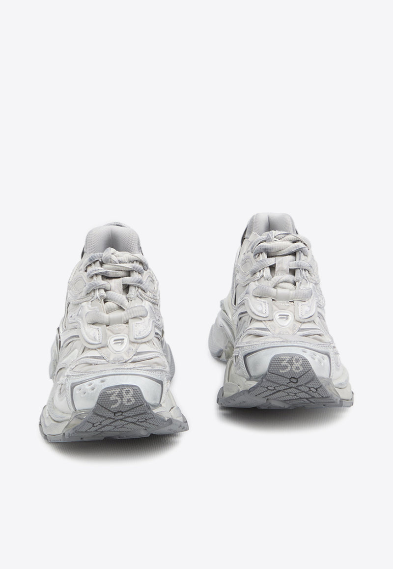 Balenciaga Runner 2 Lace-Up Sneakers Gray 779064-WRNNY-1180