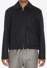 Barena Venezia Magan Caramal Zip-Up Jacket Black CSU5234-0444-590