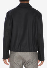 Barena Venezia Magan Caramal Zip-Up Jacket Black CSU5234-0444-590