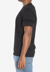 Moncler Logo Print Crewneck T-shirt Black K20918C00039-89AYW-999