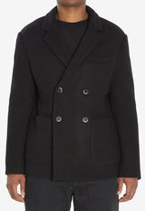 Barena Venezia Molena Lanoso Short Coat Black CSU5226-0458-590