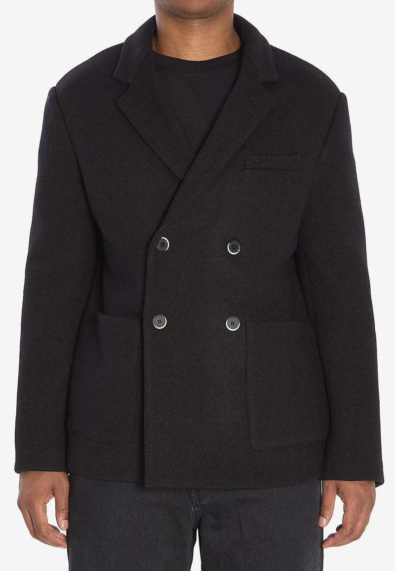 Barena Venezia Molena Lanoso Short Coat Black CSU5226-0458-590