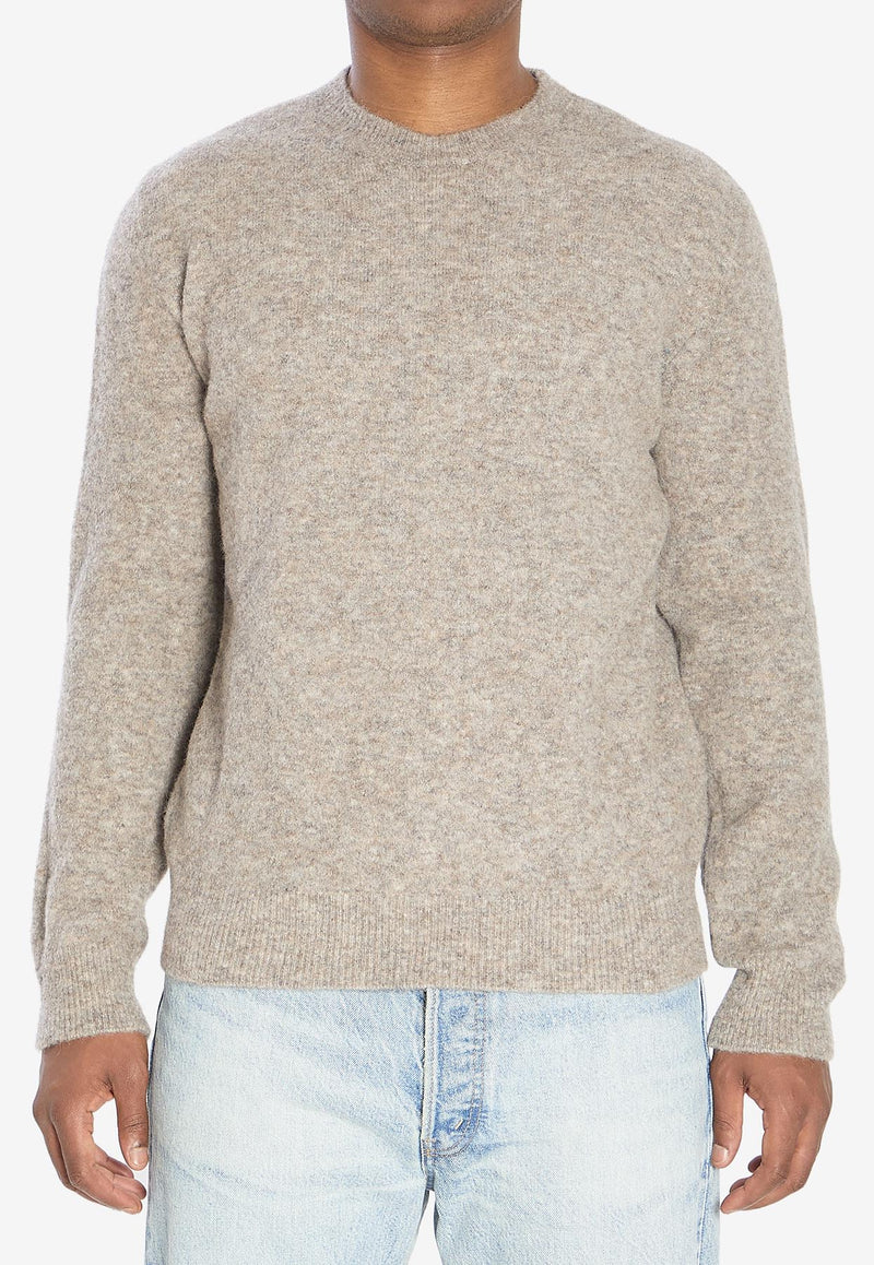 Barena Venezia Rolo Narci Crewneck Sweater Beige KNU5298-0505-238