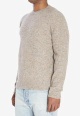 Barena Venezia Rolo Narci Crewneck Sweater Beige KNU5298-0505-238