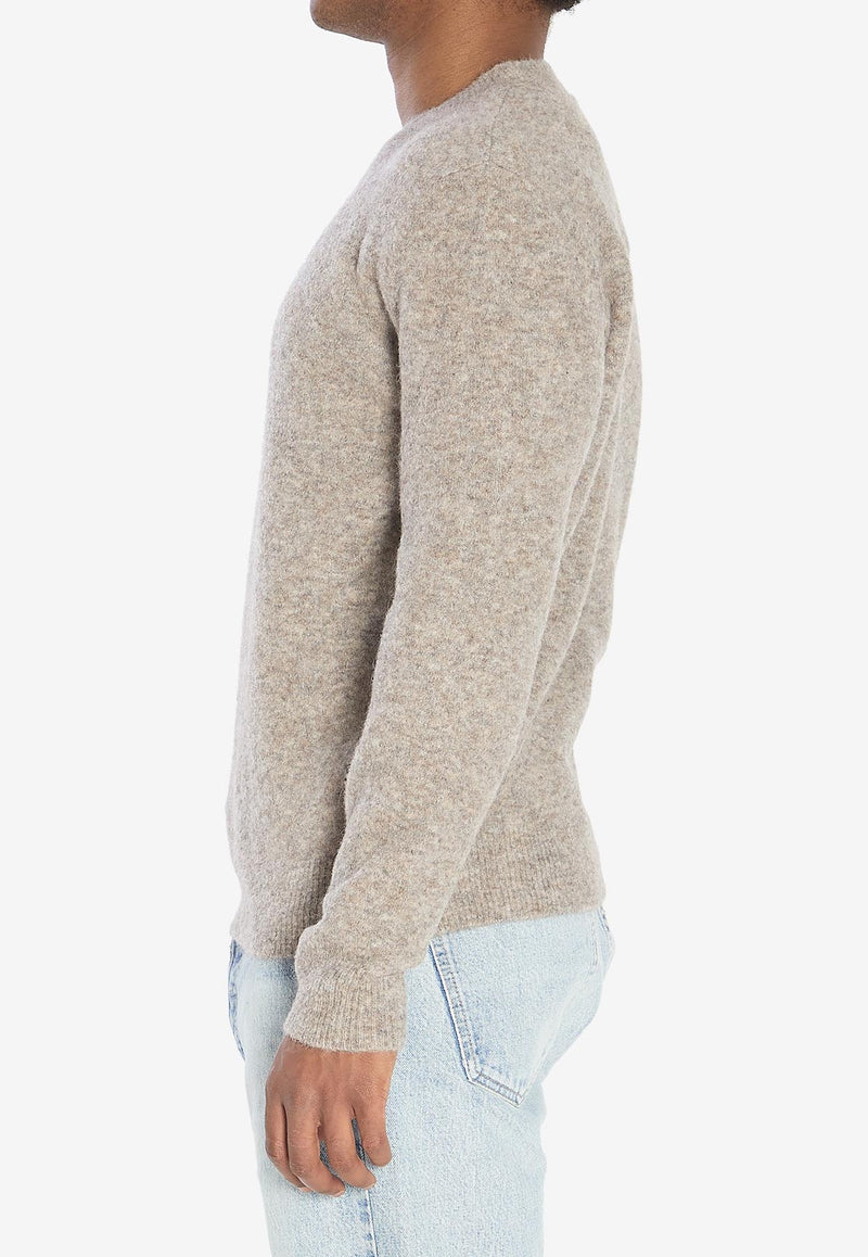 Barena Venezia Rolo Narci Crewneck Sweater Beige KNU5298-0505-238