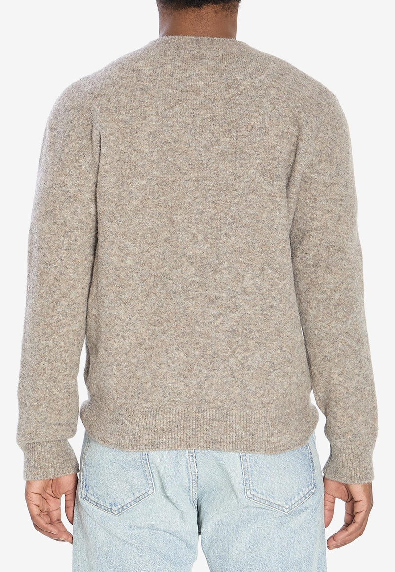 Barena Venezia Rolo Narci Crewneck Sweater Beige KNU5298-0505-238