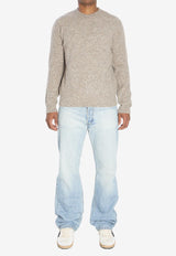 Barena Venezia Rolo Narci Crewneck Sweater Beige KNU5298-0505-238