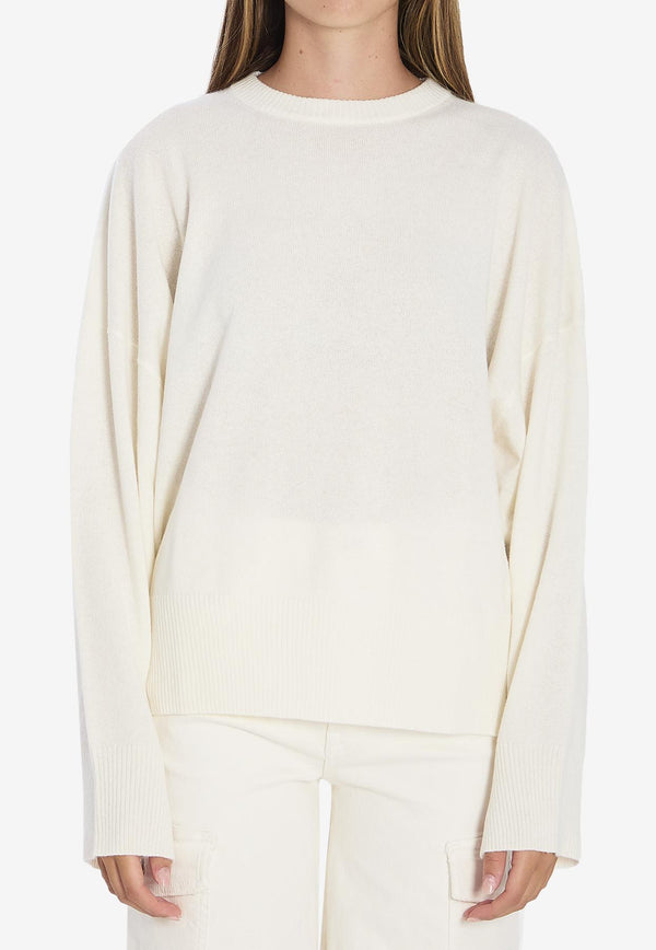 Loulou Studio Anaa Cashmere Sweater Ivory ANAA--IVORY