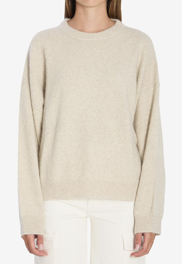 Loulou Studio Tristan Wool Sweater Beige TRISTAN--STONE