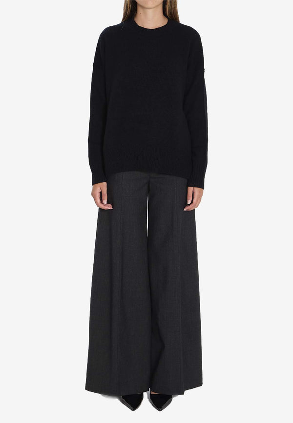 Allude Essential Crewneck Sweater Black 11151--90