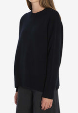 Allude Essential Crewneck Sweater Black 11151--90