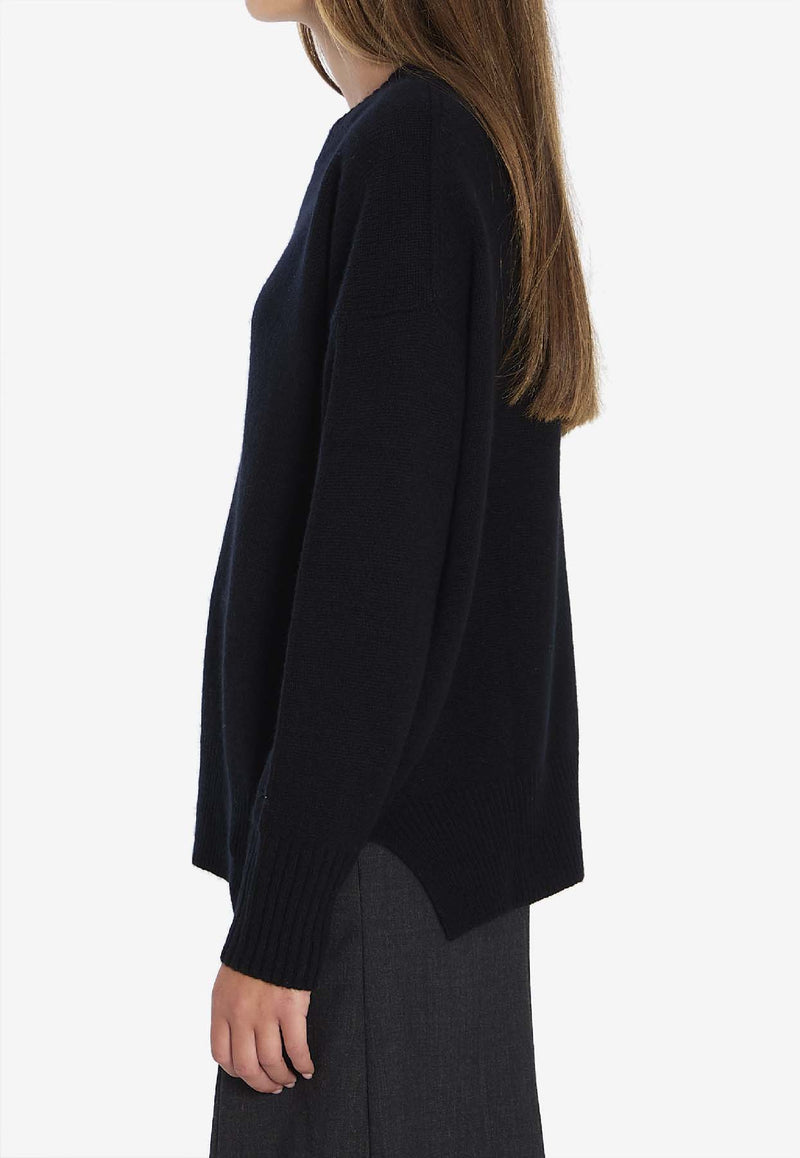 Allude Essential Crewneck Sweater Black 11151--90