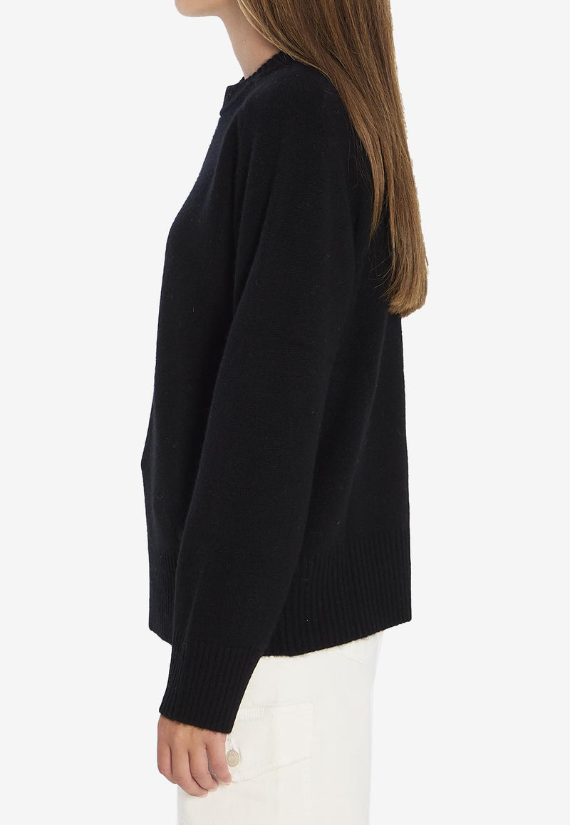 Loulou Studio Baltra Cashmere Sweater Black BALTRA--BLACK