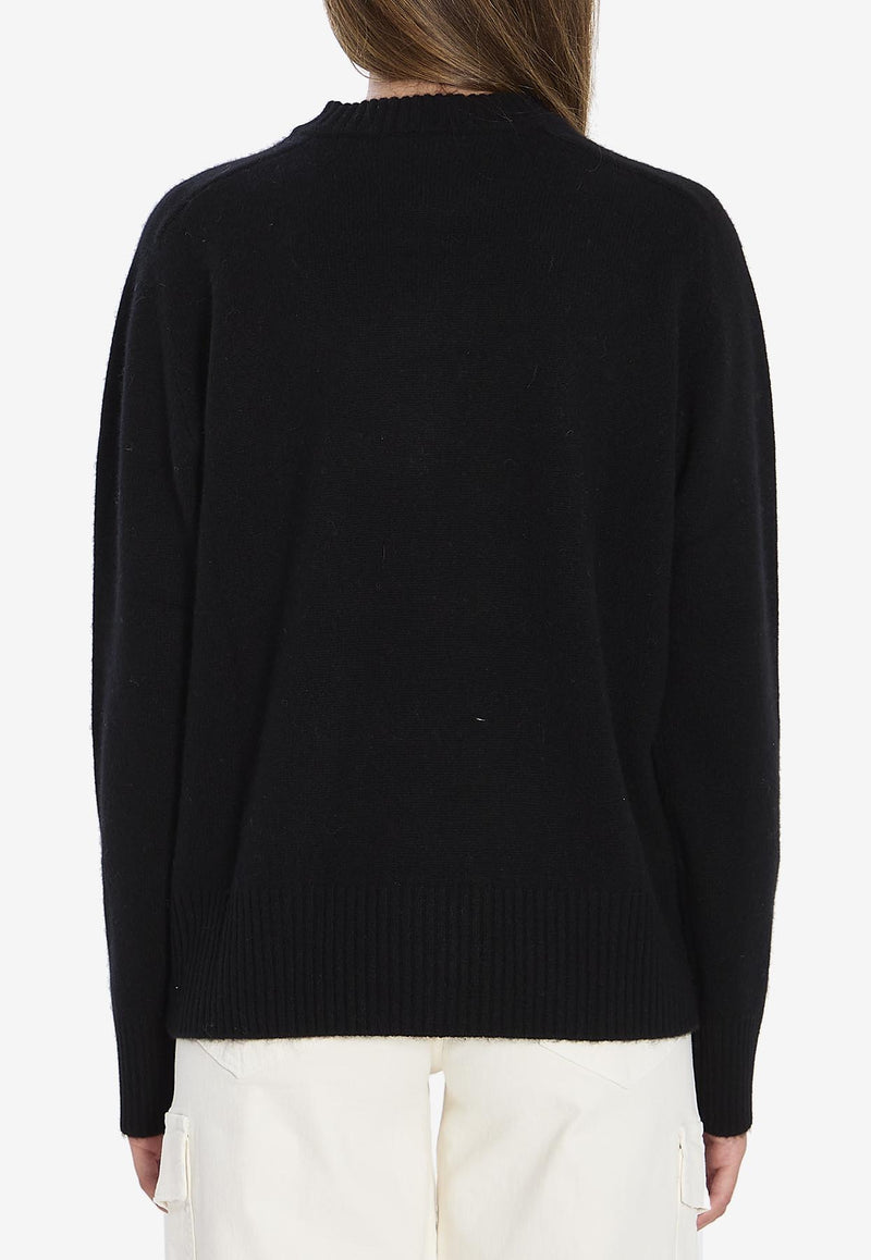 Loulou Studio Baltra Cashmere Sweater Black BALTRA--BLACK