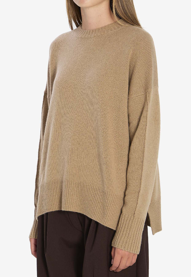 Allude Cashmere Crewneck Sweater Beige 11151--43