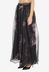 Zimmermann Hypnotic Maxi Tulle Skirt Black 5350SF251--GSFLT