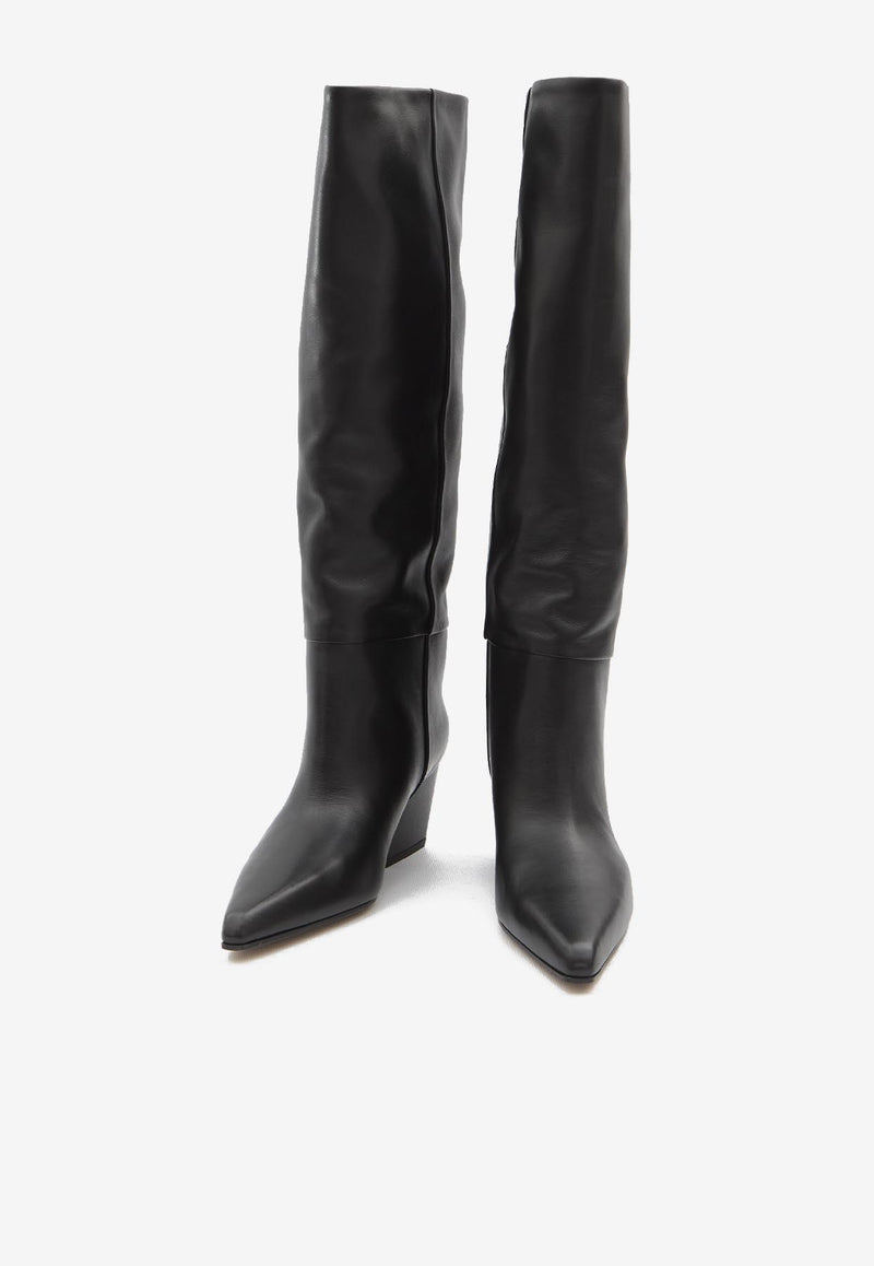Paris Texas Jane 60 Nappa Leather Knee-High Boots Black PX1119-XVT01-BLACK