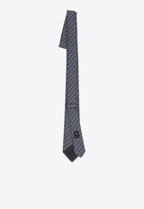 Gucci Diagonal Striped Tie  Black 8233394-4E009-1269