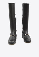 Gucci Jordaan Knee-High Boots  Black 827860-AADP3-1000