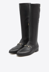 Gucci Jordaan Knee-High Boots  Black 827860-AADP3-1000