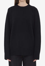 The Row Sibem Wool-Blend Sweater Black 5582-Y184-BLK