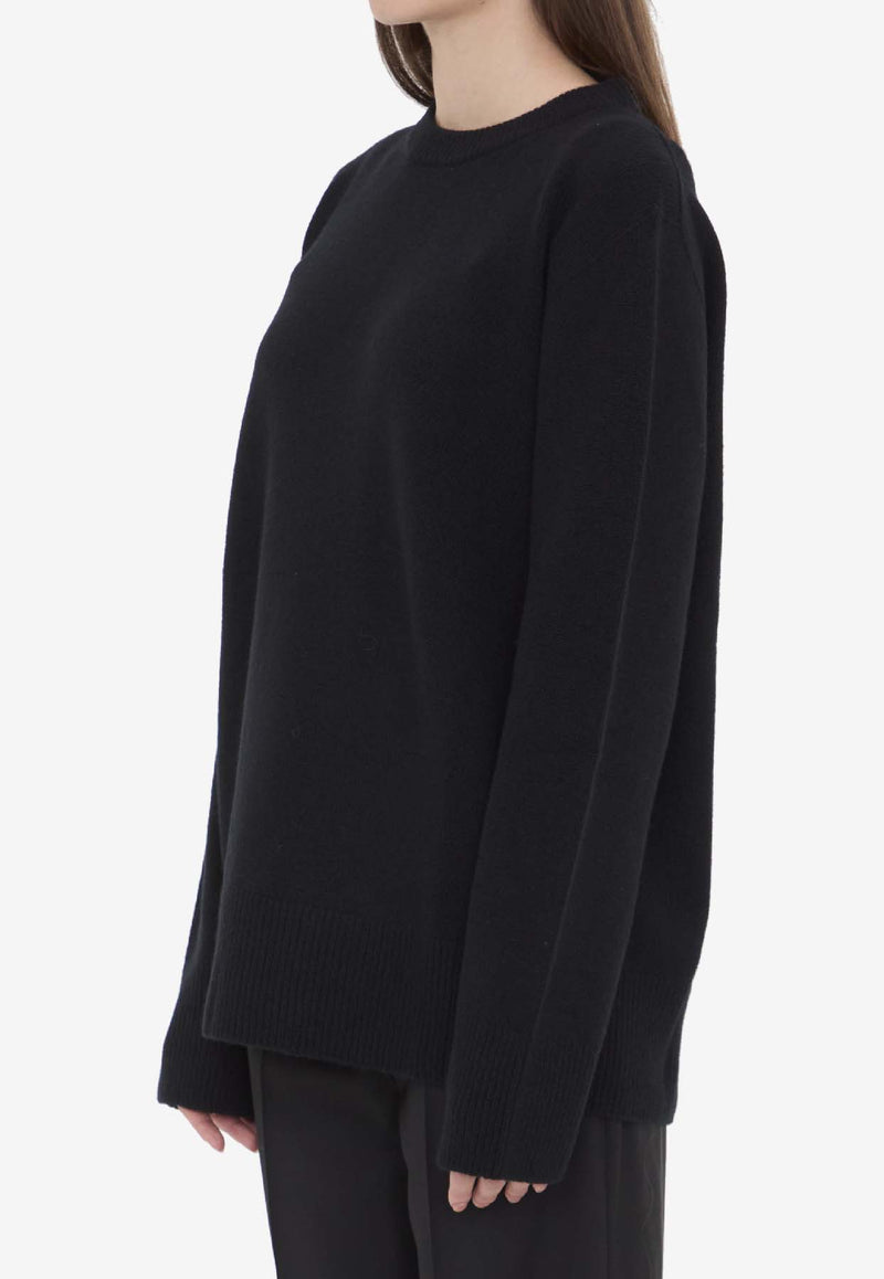 The Row Sibem Wool-Blend Sweater Black 5582-Y184-BLK