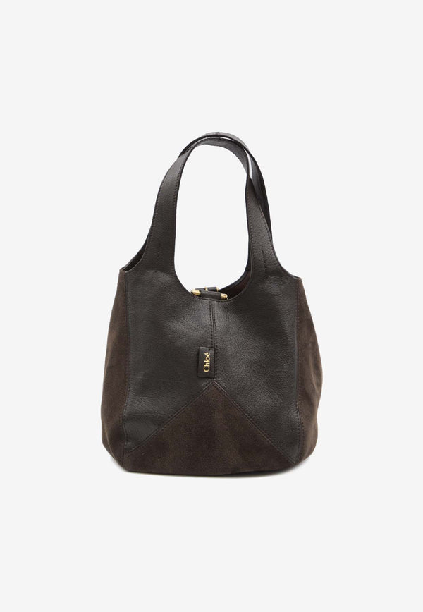 Chloé Small Balloon Shoulder Bag Brown CH25WS644Q51--24X