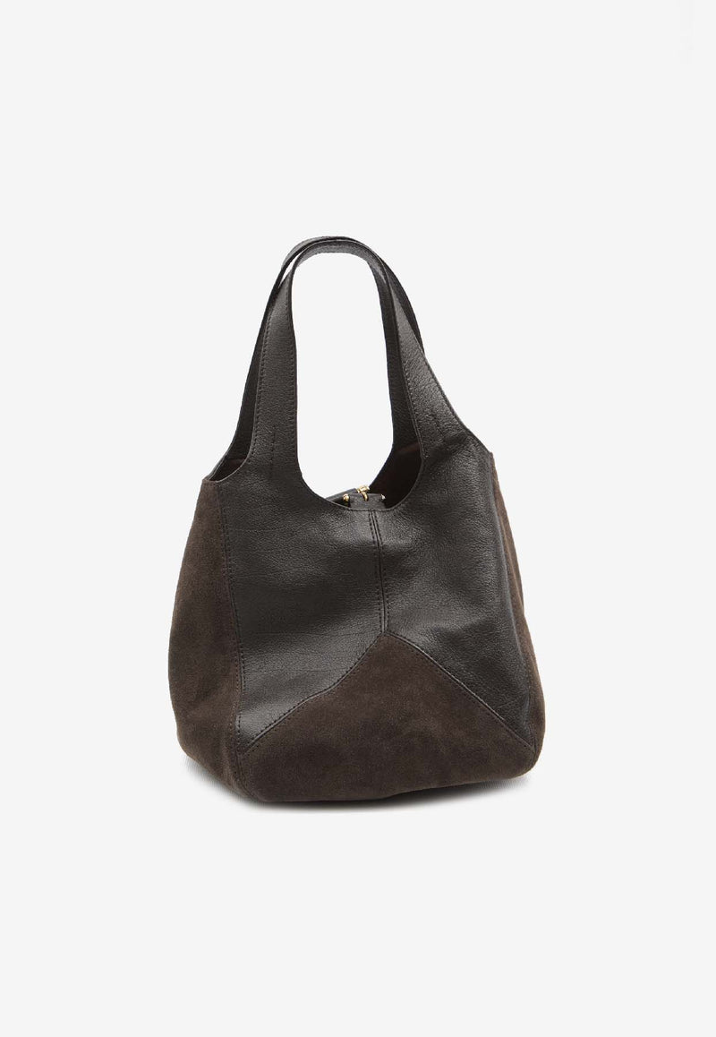 Chloé Small Balloon Shoulder Bag Brown CH25WS644Q51--24X