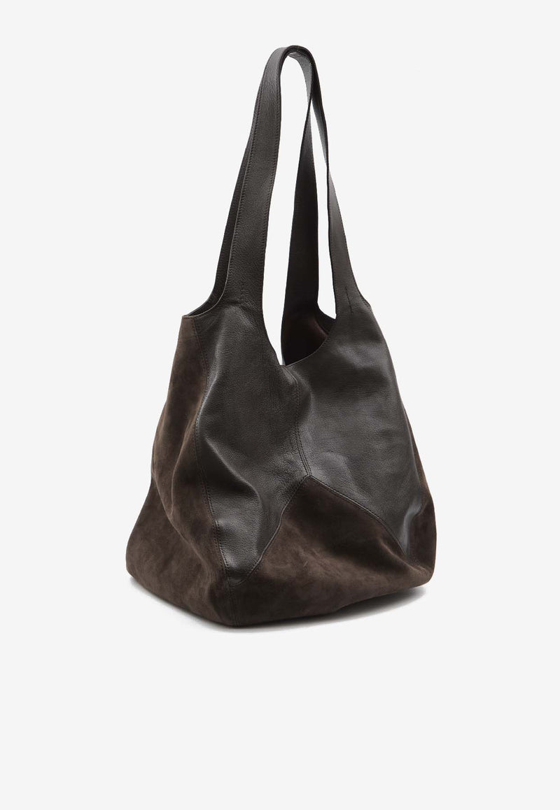 Chloé Large Balloon Shoulder Bag Brown CH25WS642Q51--24X