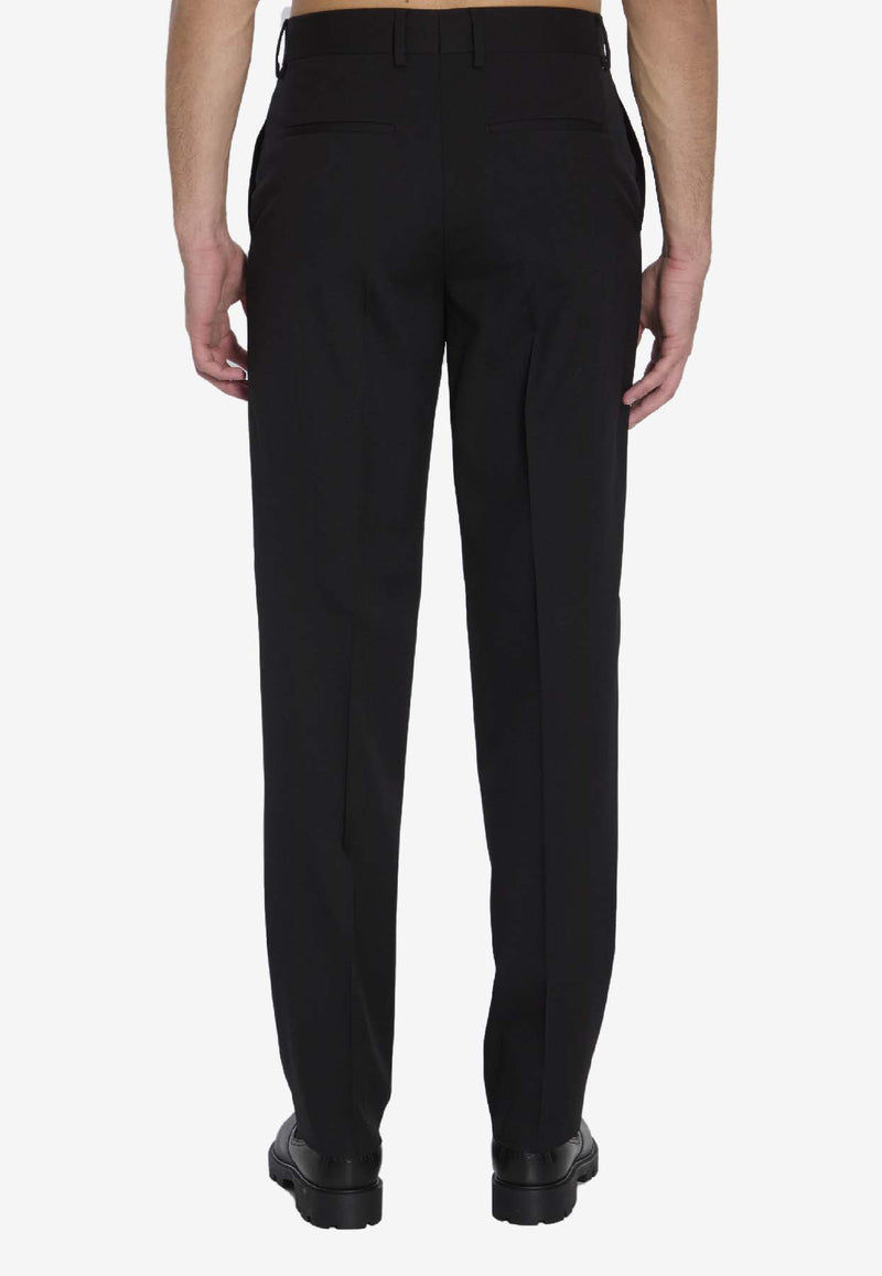 Fendi Classic Wool Pants Black FB1089-AU60-F0QA1