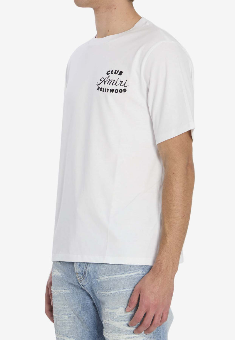 Amiri Club Hollywood T-shirt White AMJYTE1254--WHITE