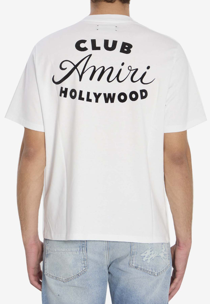 Amiri Club Hollywood T-shirt White AMJYTE1254--WHITE