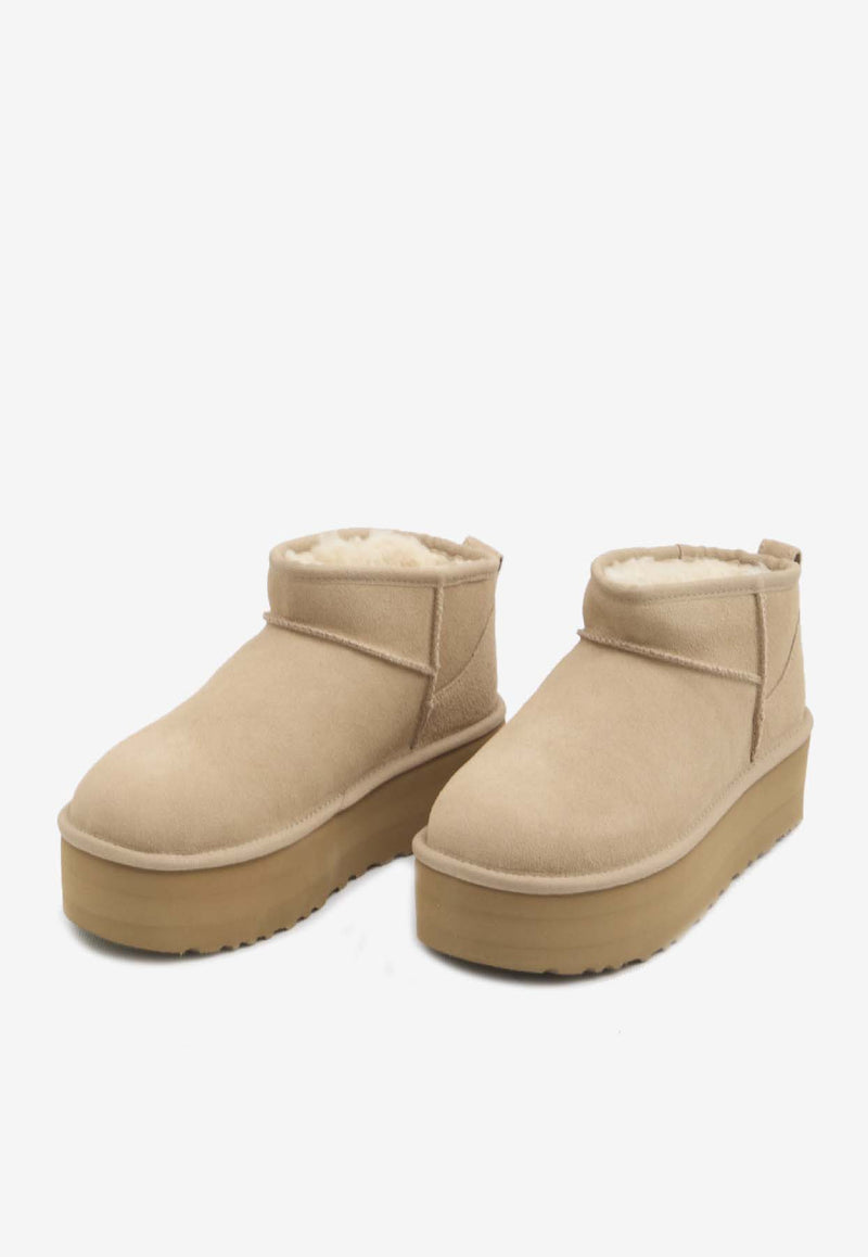 UGG Ultra Mini Platform Boots Sand 1135092--SAN