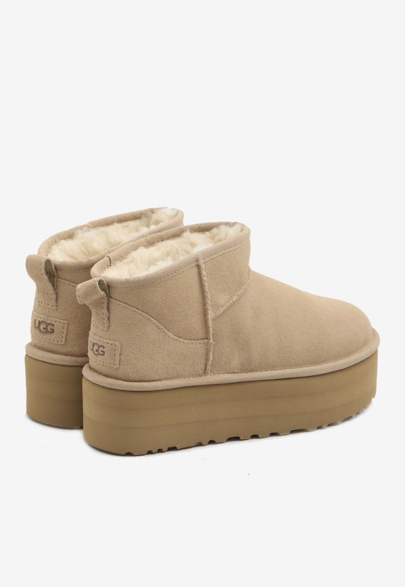 UGG Ultra Mini Platform Boots Sand 1135092--SAN