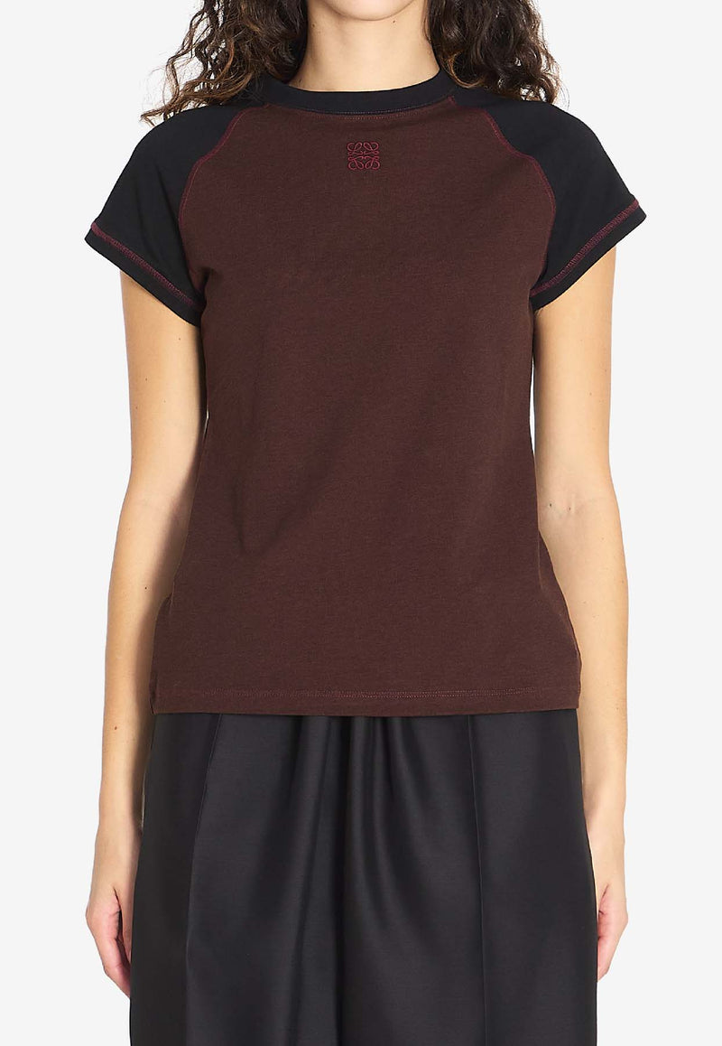 Loewe Anagram Crewneck T-shirt Brown S540Y22X76--1101
