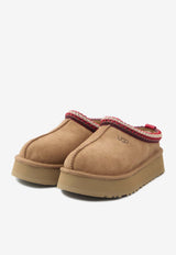 UGG Tazz II Suede Flatform Mules Chestnut 1174471--CHE
