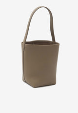 The Row Small Park N/S Bucket Bag Taupe W1314-L129-SMKT
