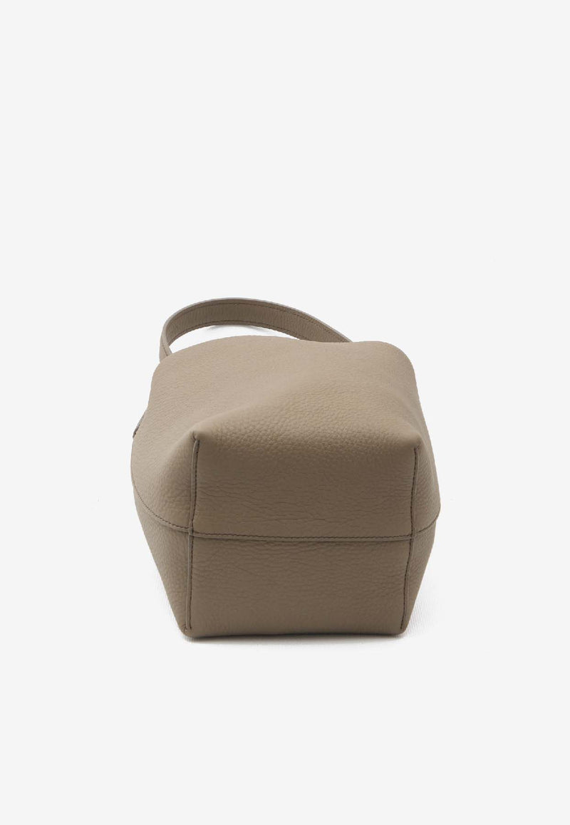 The Row Small Park N/S Bucket Bag Taupe W1314-L129-SMKT