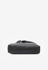 The Row New Bindle Grained Leather Shoulder Bag   Blue W1722-L628-ANCS