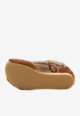 Loewe Ballet Runner 2.0 Shearling Sneakers Brown L814282X78--3223