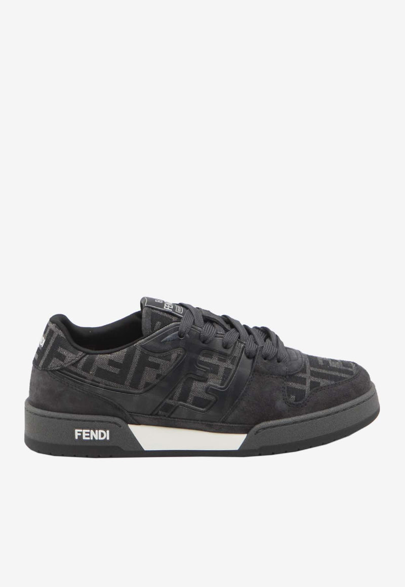 Fendi Match FF Jacquard Sneakers Gray 7E1688-AQ6I-F1R71