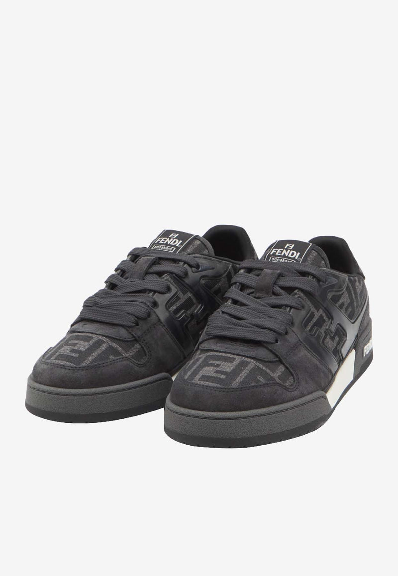 Fendi Match FF Jacquard Sneakers Gray 7E1688-AQ6I-F1R71