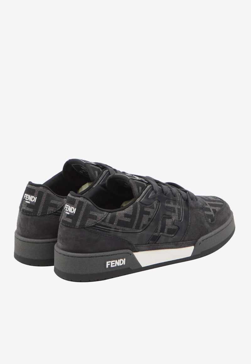Fendi Match FF Jacquard Sneakers Gray 7E1688-AQ6I-F1R71