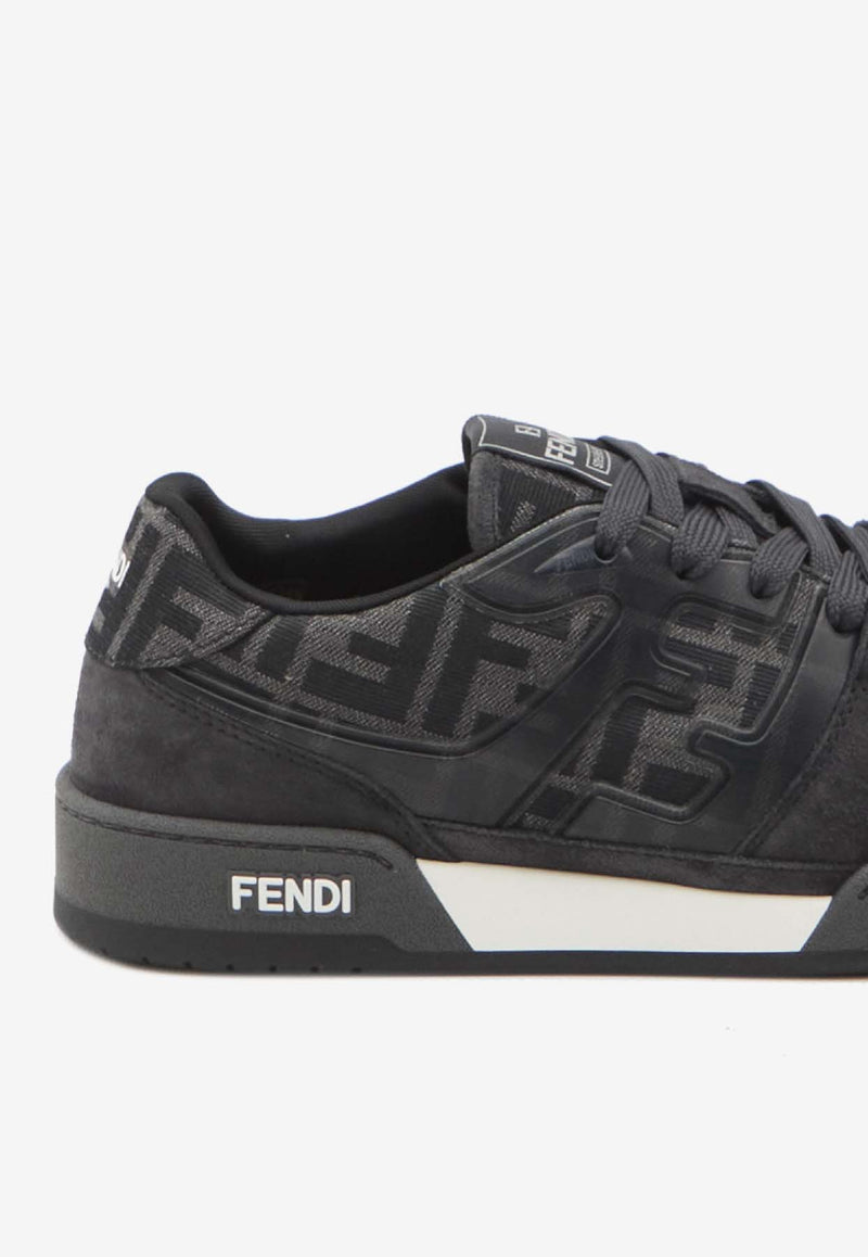 Fendi Match FF Jacquard Sneakers Gray 7E1688-AQ6I-F1R71