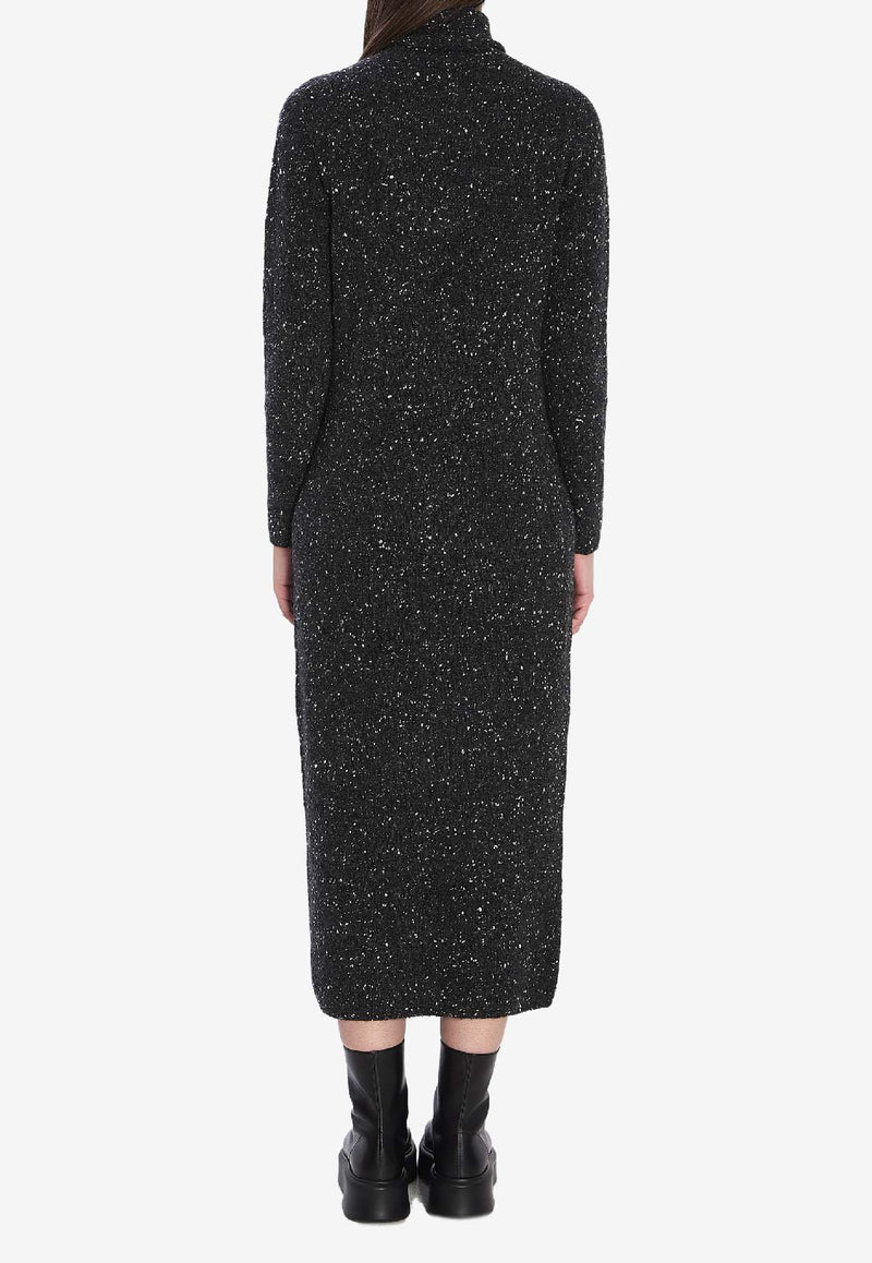 The Row Melani Cashmere Maxi Dress Gray 10423-Y632-CCM